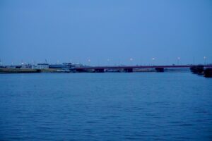 江戸川の夕暮れ — Evening on the Edogawa River